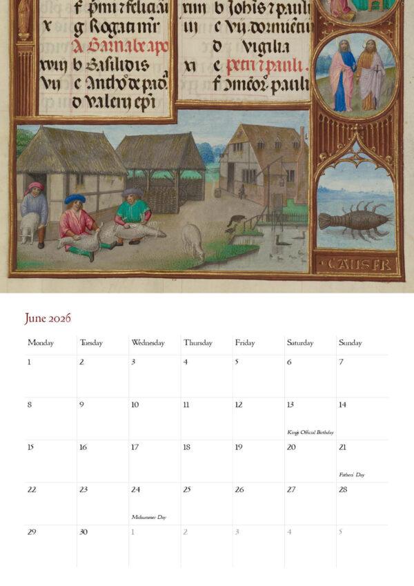2026 Antiquary Calendar: The Medieval Year - Image 3