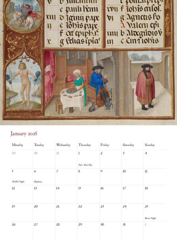 2026 Antiquary Calendar: The Medieval Year - Image 5